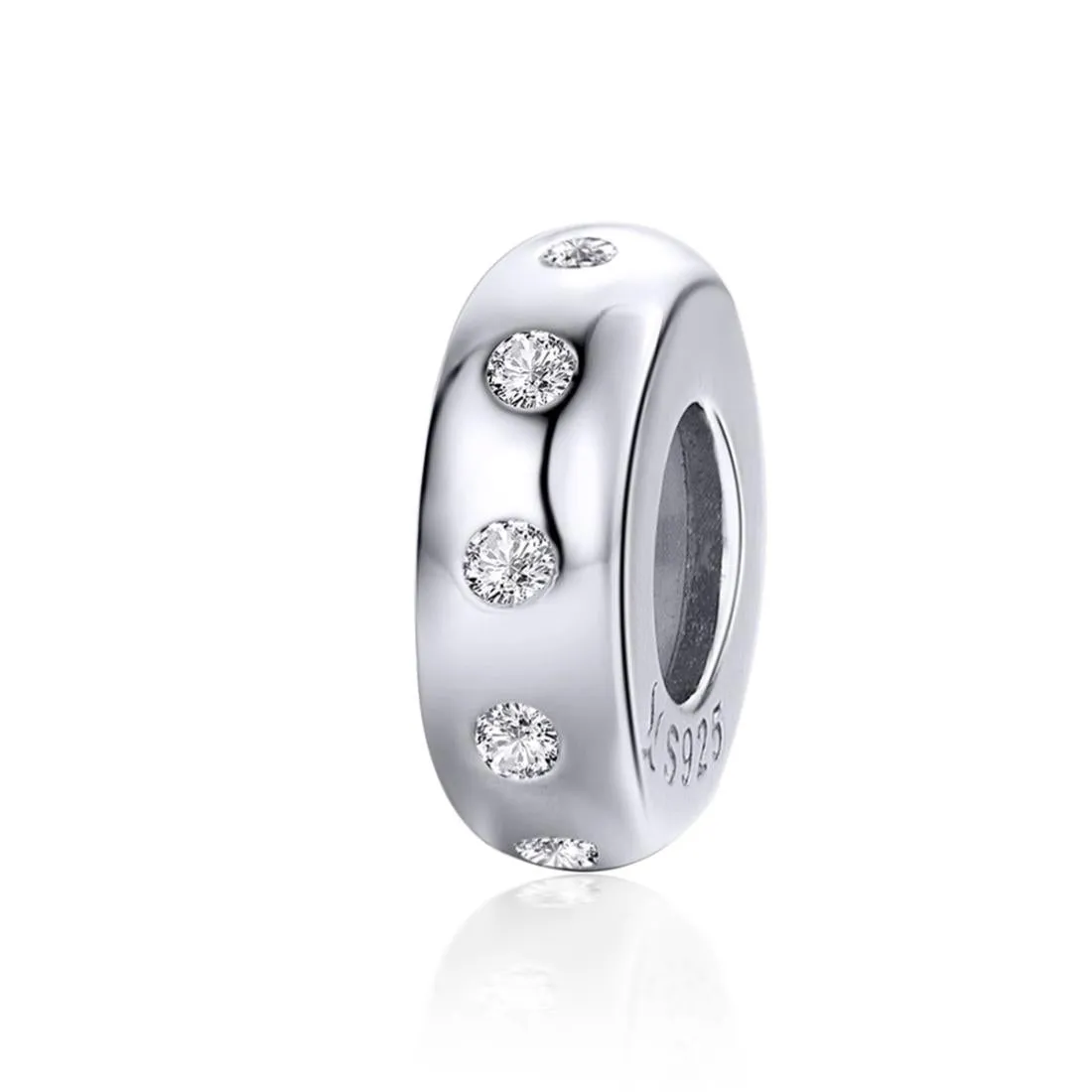 925 Sterling Silver Zircon Beaded Bracelet Accessories