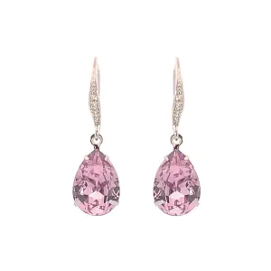 Alexandrite Crystal Teardrop Earrings