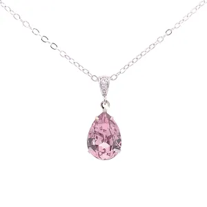 Alexandrite Crystal Teardrop Necklace