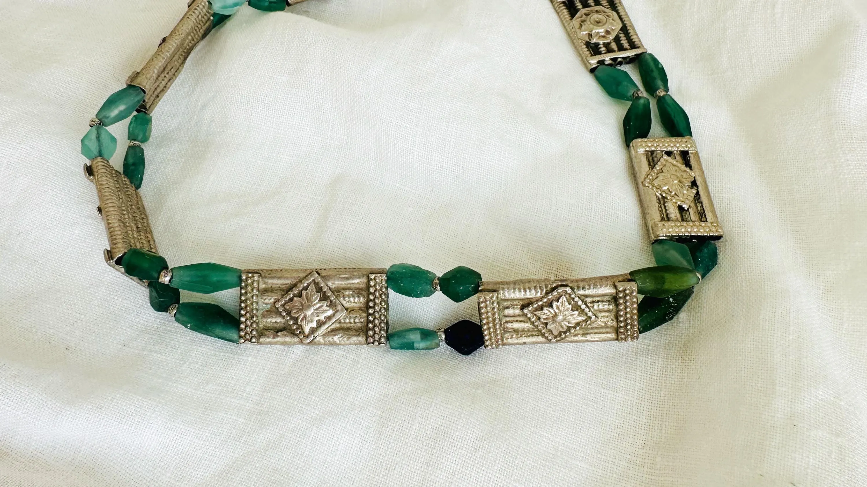 Ancient Roman Glass Choker Necklace. 2572