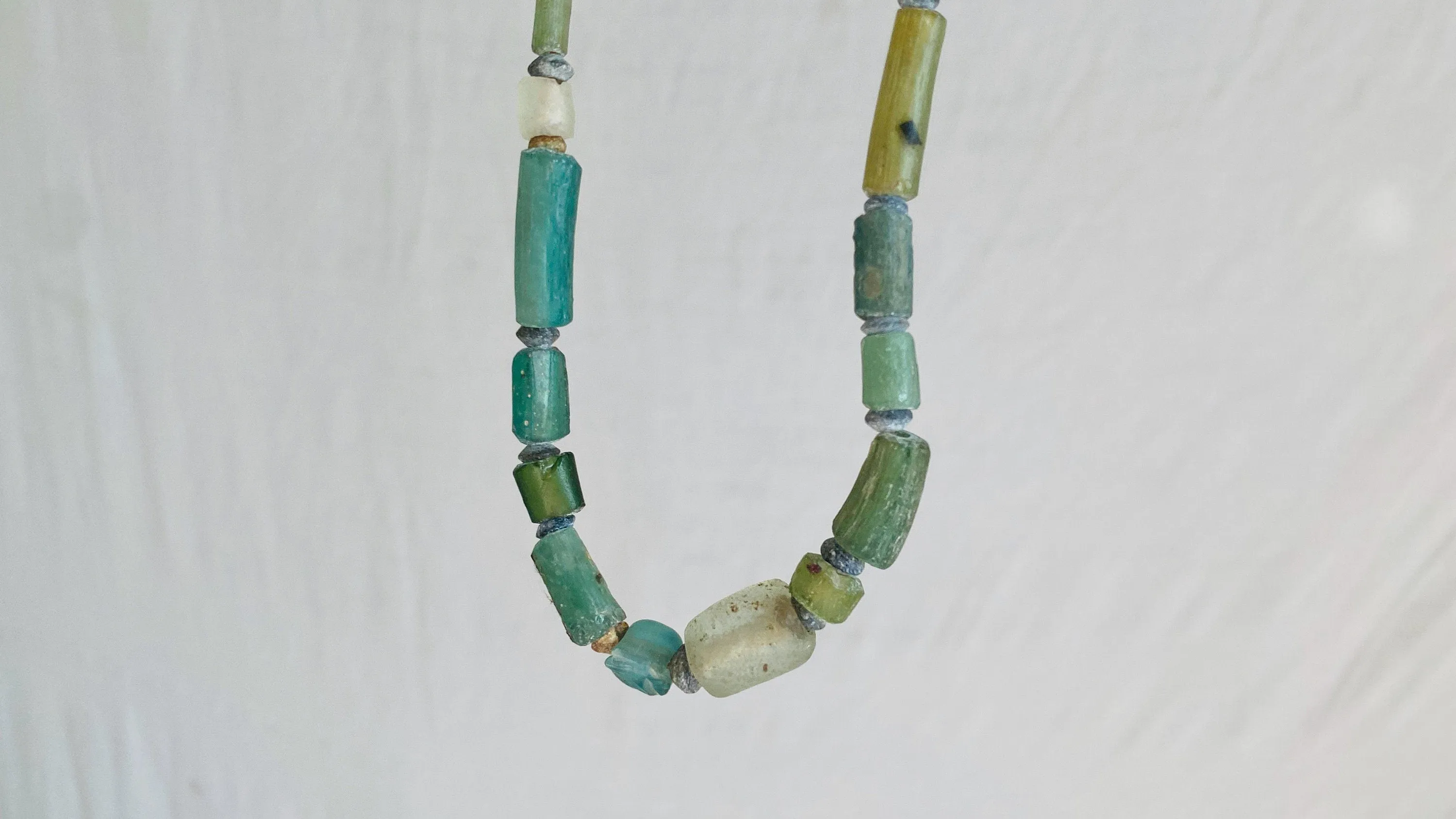 Ancient Roman Glass Necklace. 0313