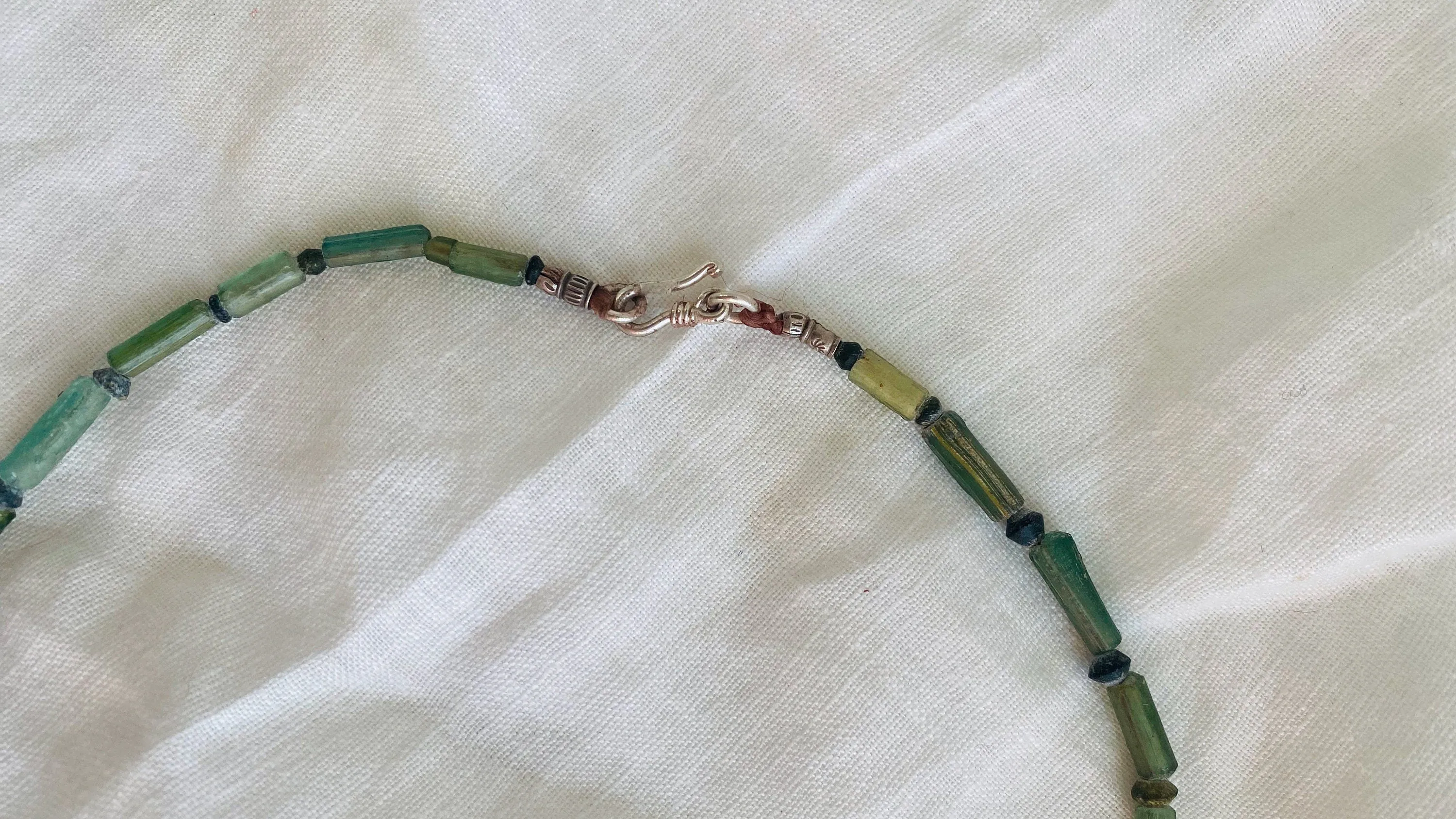 Ancient Roman Glass Necklace. 0326