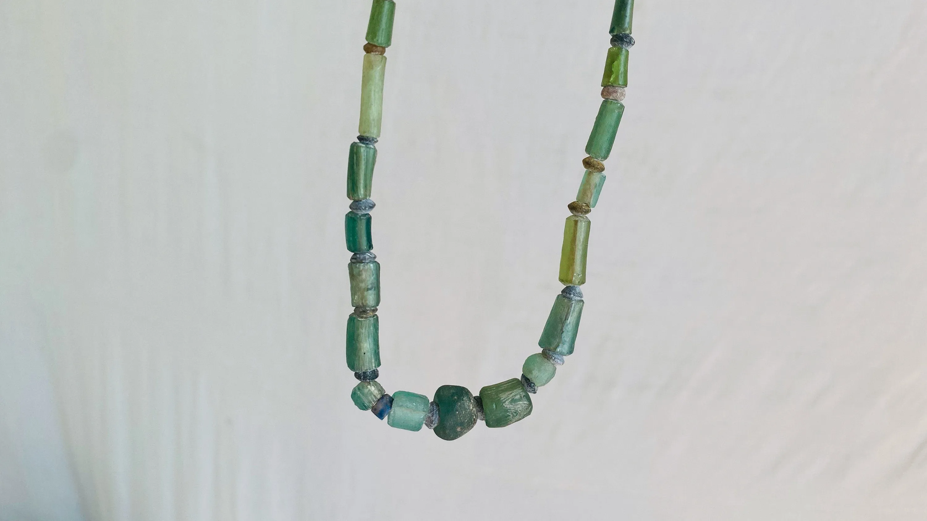 Ancient Roman Glass Necklace. 0326