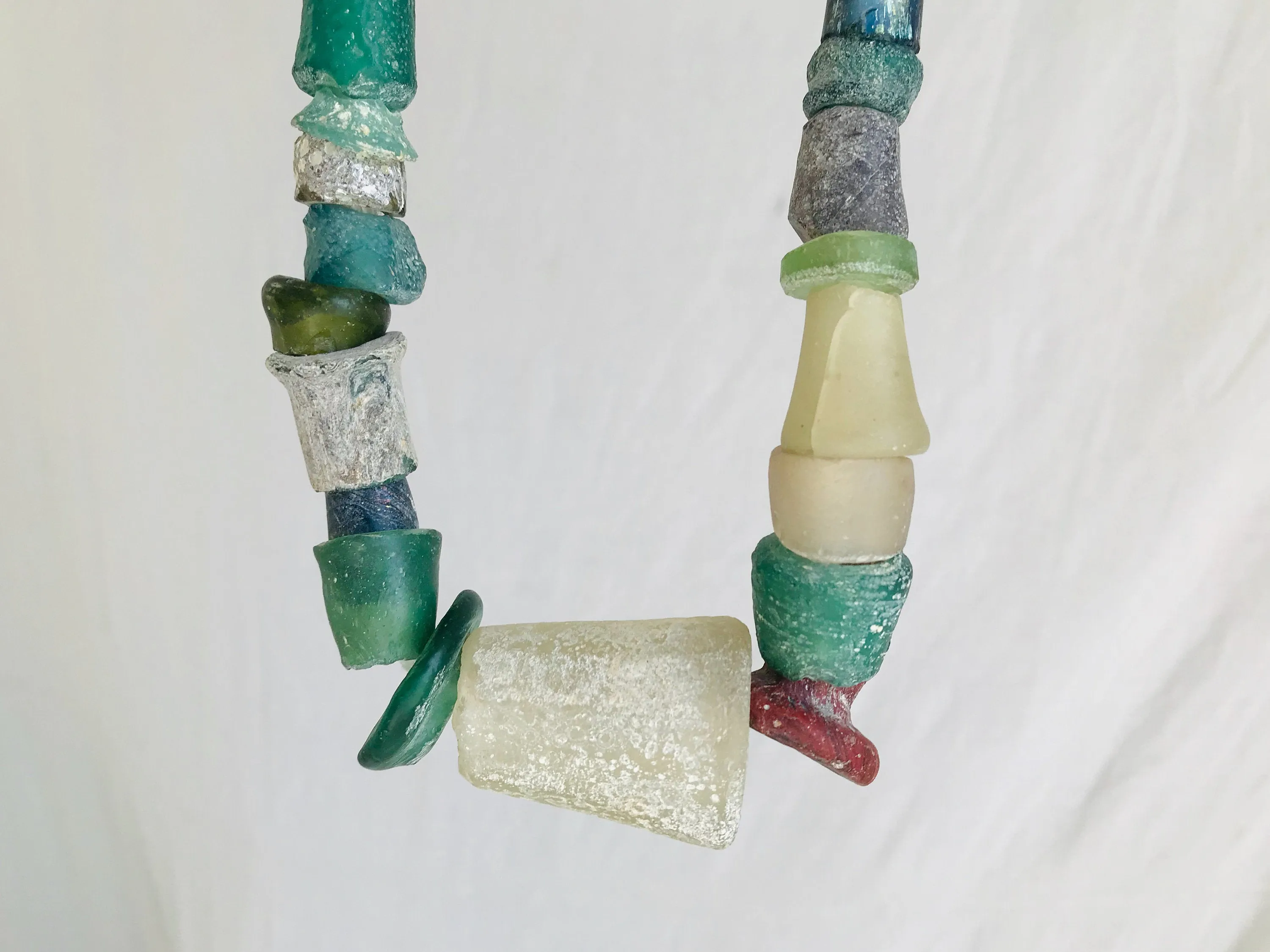 Ancient Roman Glass Necklace.