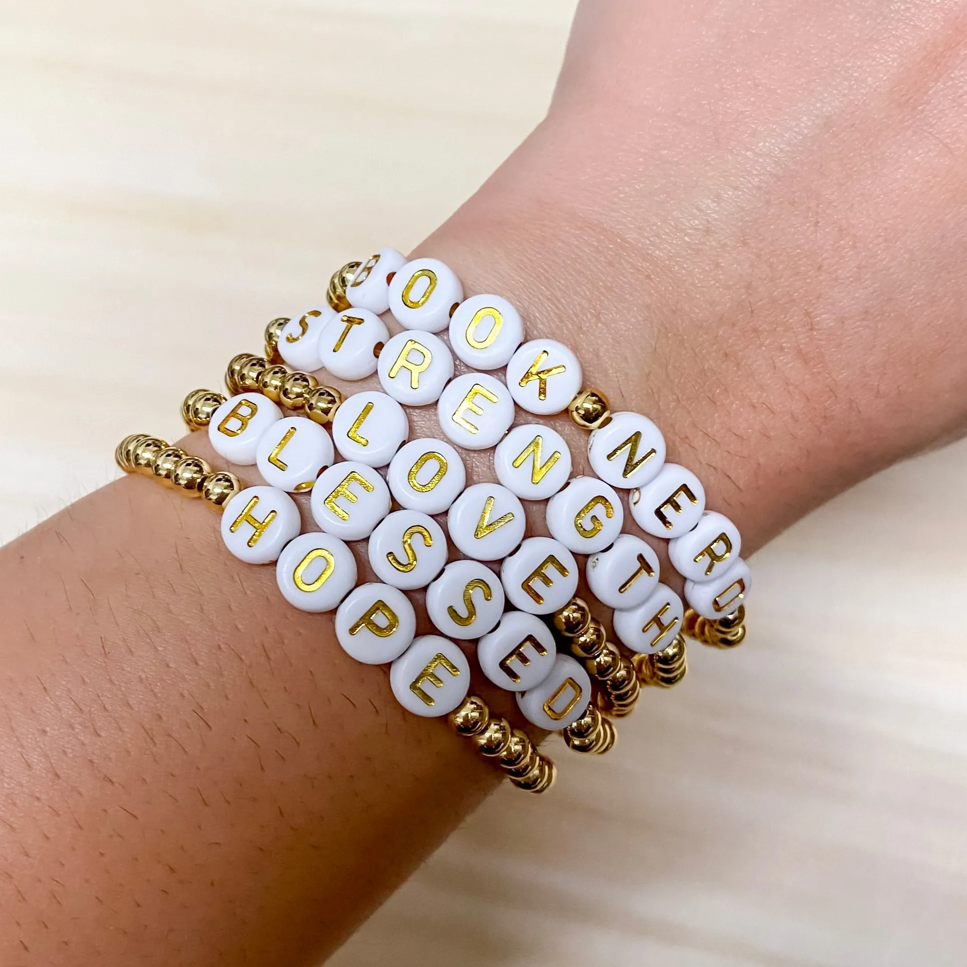 BOOK NERD Beaded Bracelet
