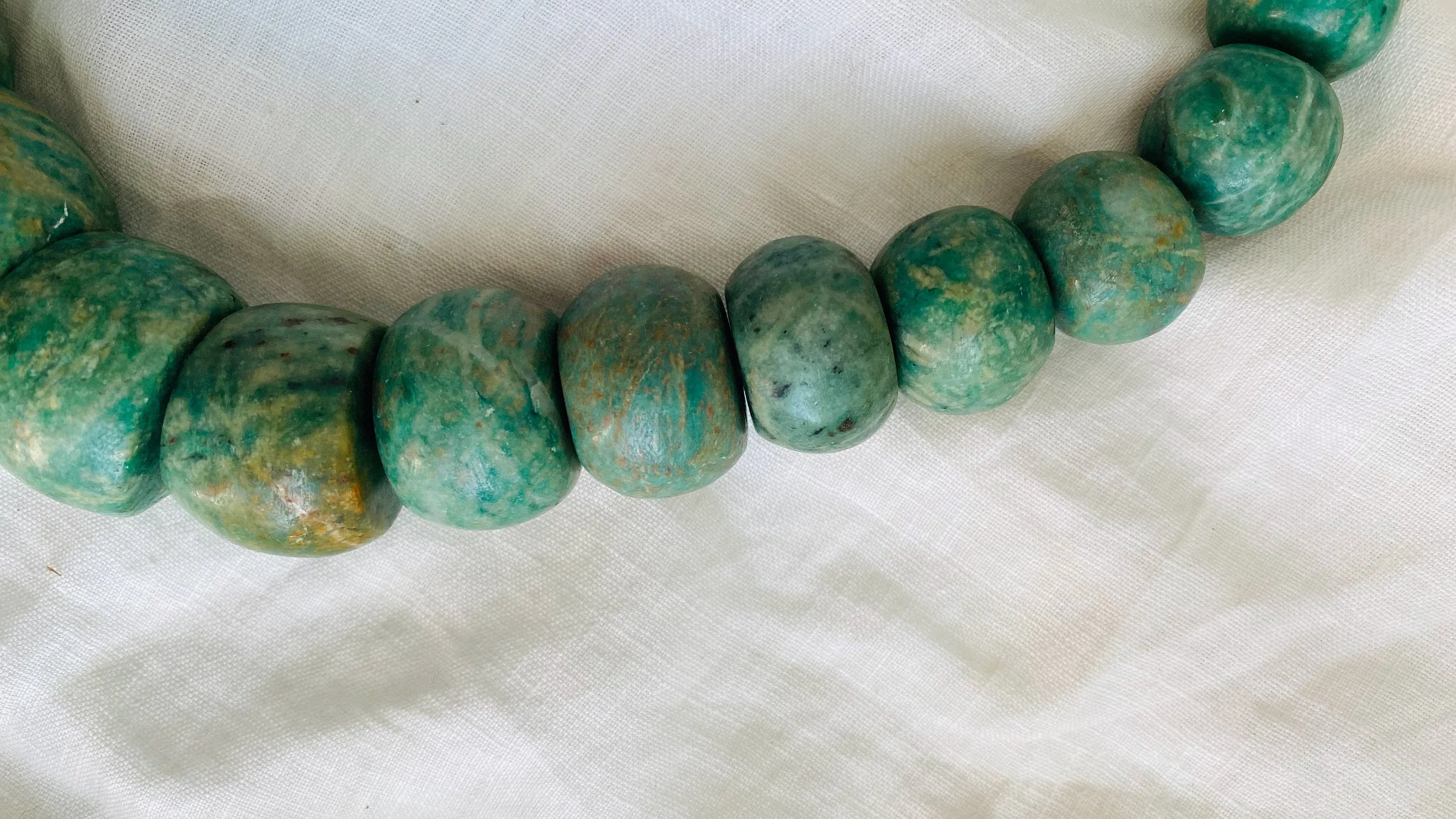 Guatemalita Jade Necklace. Sterling Silver. 1258