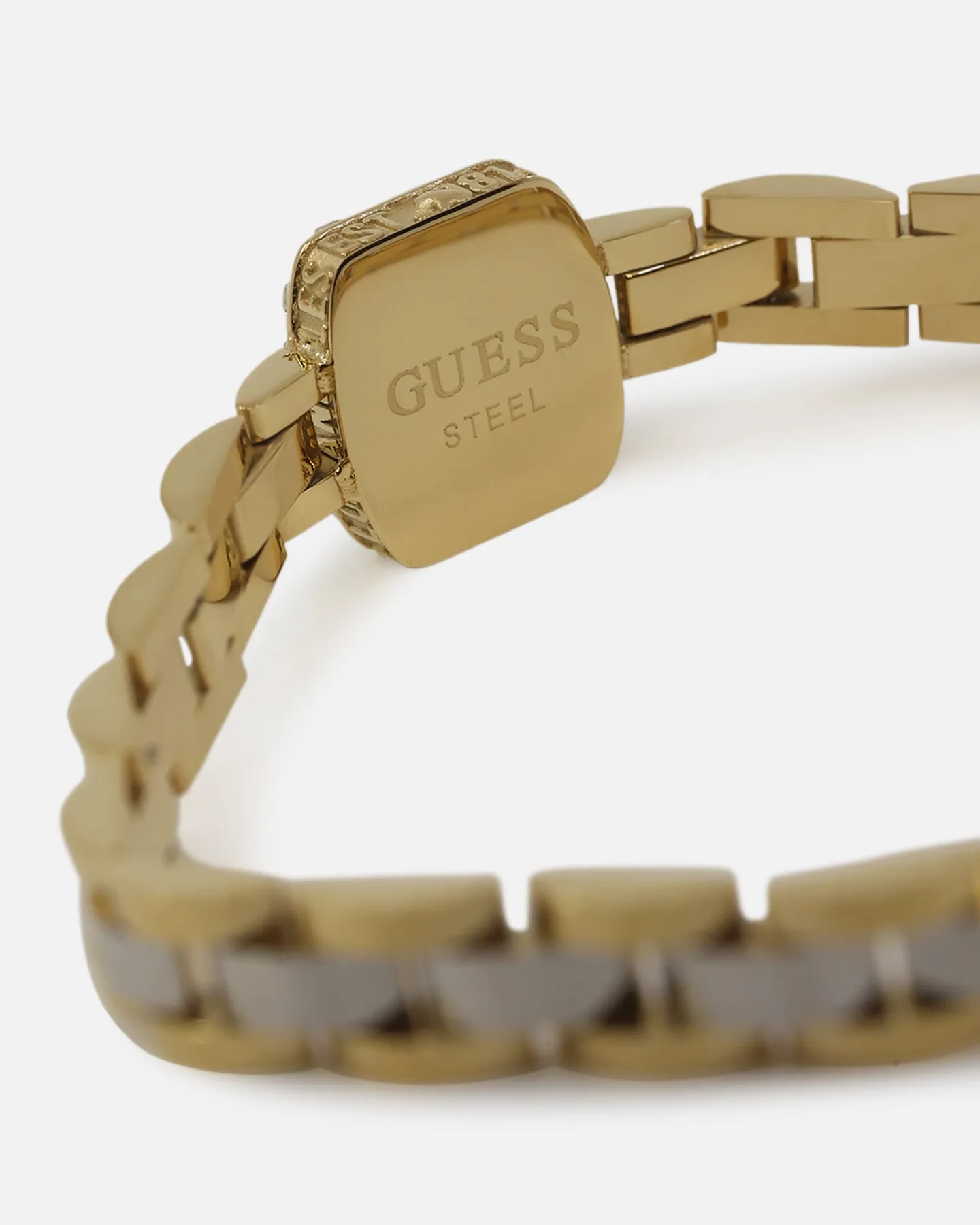 Guess Mainline 16mm Lion Crystal Bracelet Gold
