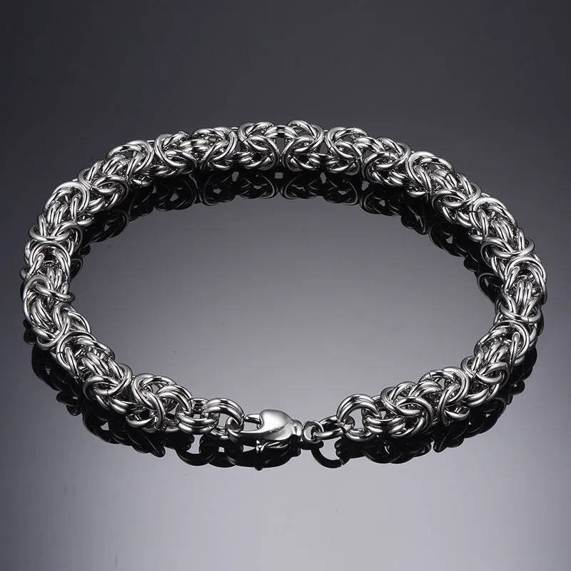 Hip Hop Ring Buckle Dominant Bracelet Accessories