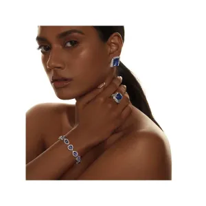 Kaj Fine Jewellery Tanzanite Diamond Studs in 18KT White Gold