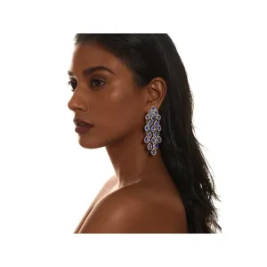 Kaj Fine Jewellery Tanzanite Waterfall Chandeliers in 18KT White Gold