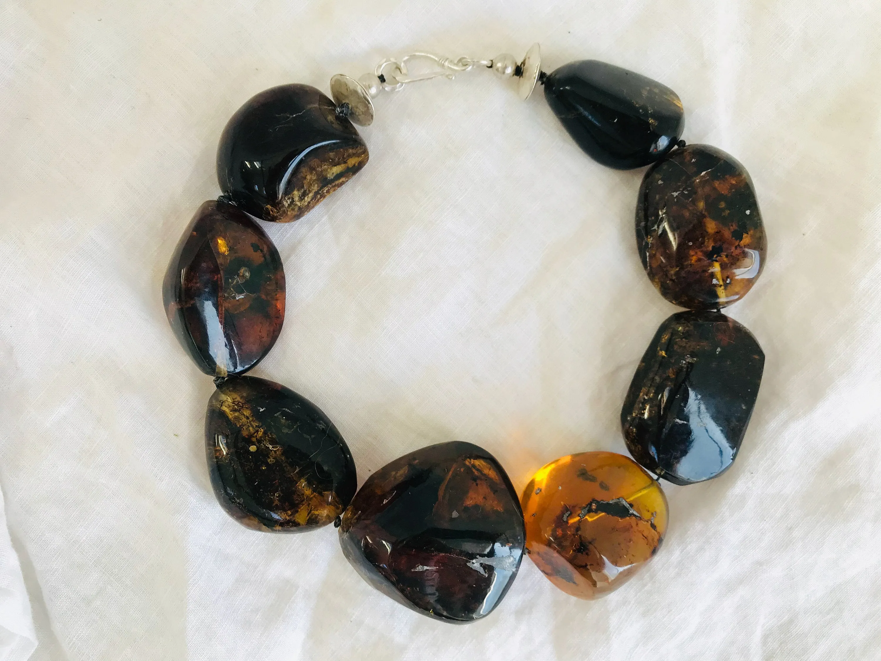 Large Amber Necklace. Mexican Amber.