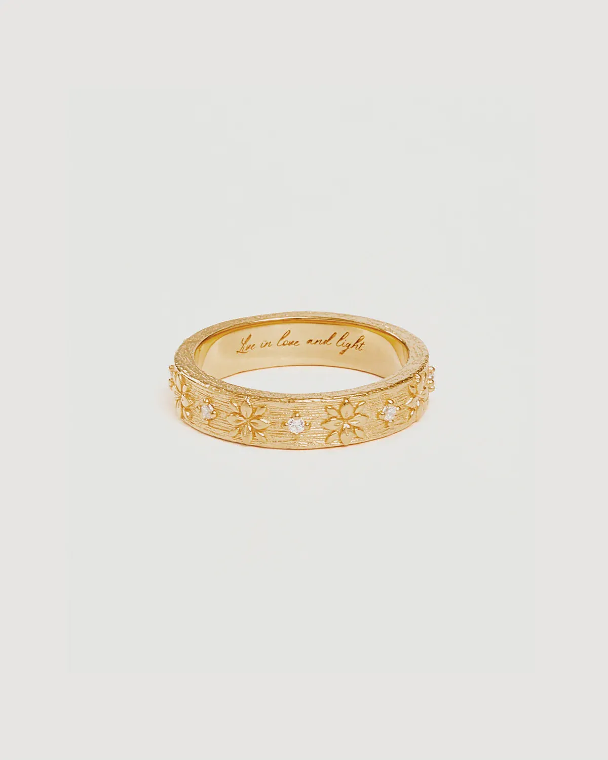 Live in Grace Ring 18k Gold Vermeil