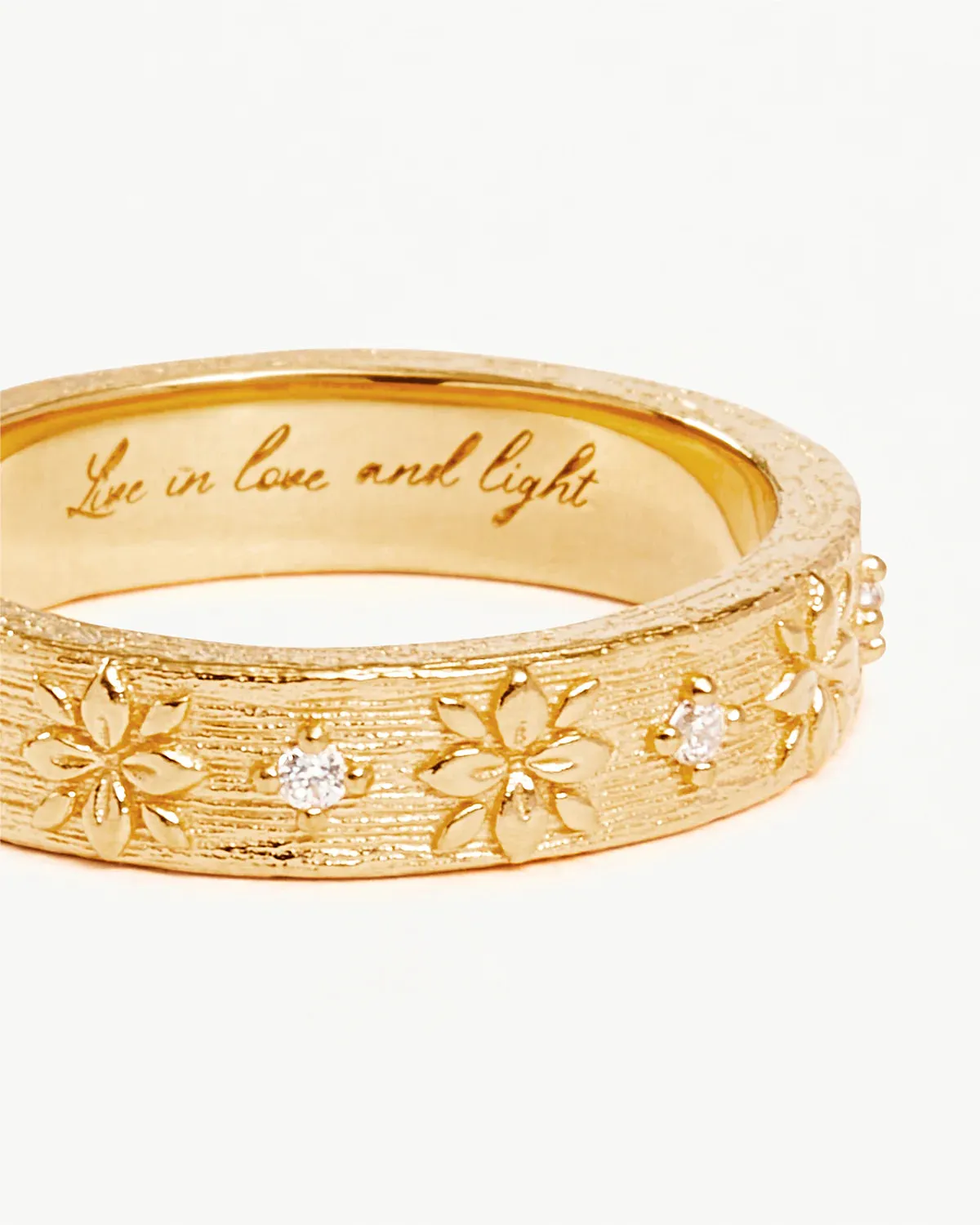 Live in Grace Ring 18k Gold Vermeil