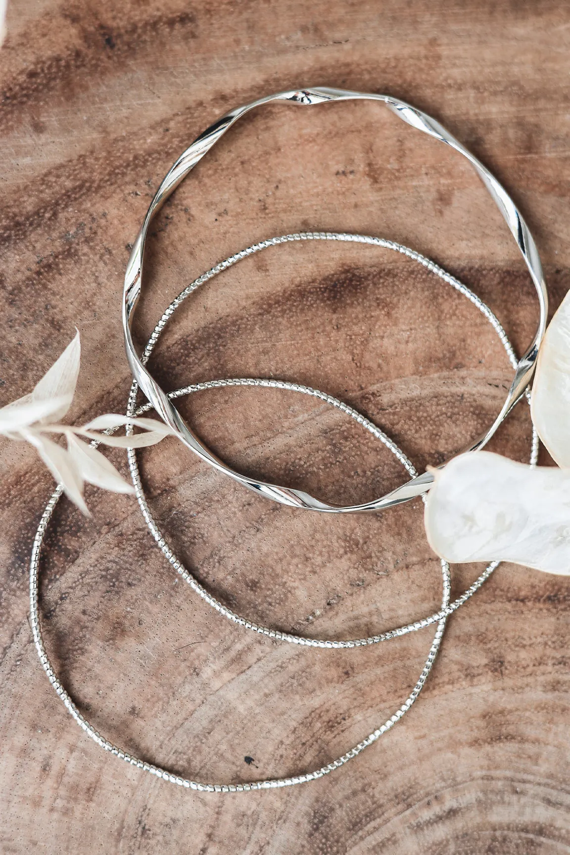 The Elena Wavy Bracelet Set