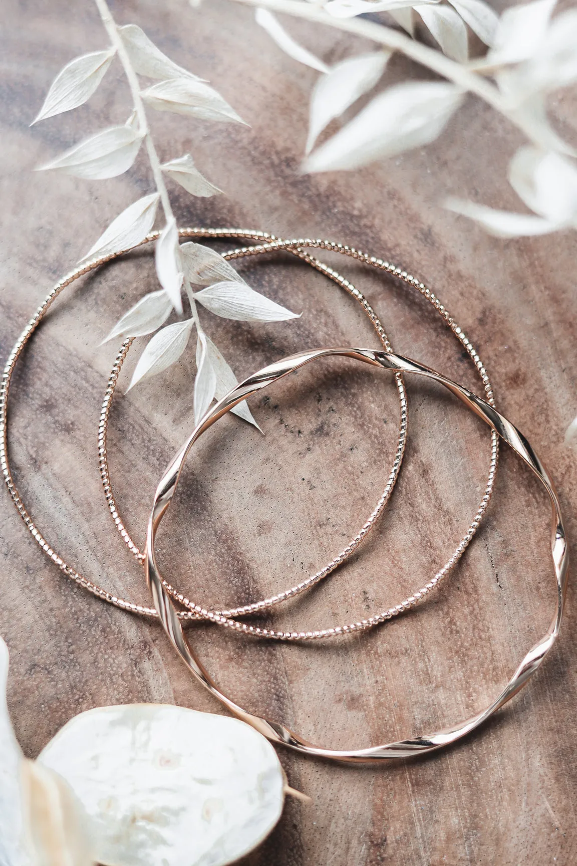 The Elena Wavy Bracelet Set