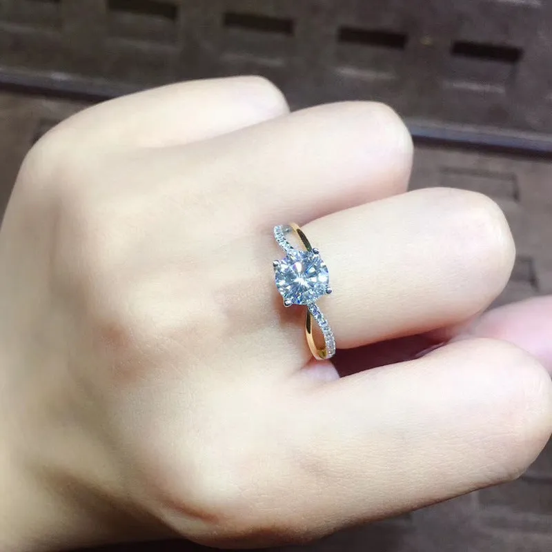 Twisted Diamond Ring