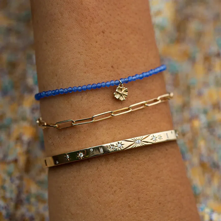 Wildflower Tanzanite Petal Bracelet (Gold)